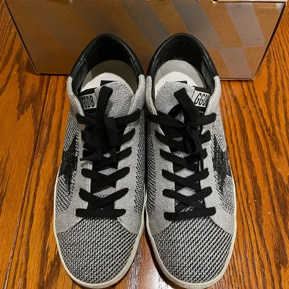 Golden Goose Deluxe Brand Black and Gray Sneakers - Picture 4 of 6